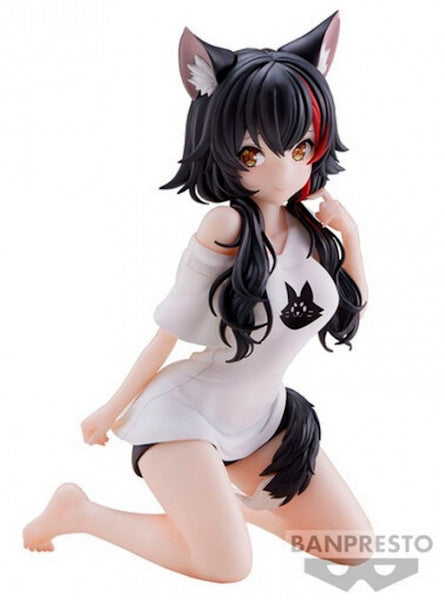 BANPRESTO HOLOLIVE - Ookami Mio - Figurine Décorative Relax Time 11 cm BANPRESTO HOLOLIVE - Ookami Mio - Figurine Décorative Relax Time 11 cm
